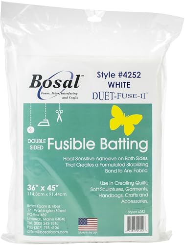 Bosal Duet-Fuse-II doppelseitig aufschmelzbare Schläger, Weiß Bosal Duet-Fuse-II doppelseitig aufschmelzbare Schläger, Weiß von Bosal