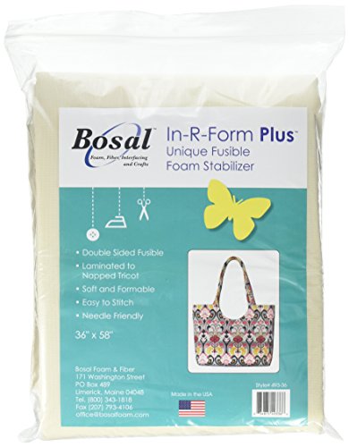 Bosal IN- R-Form, beidseitig aufbügelbar Kurzwaren, Polyester, Weiß, 147 x 91 x 0,5 cm von Bosal