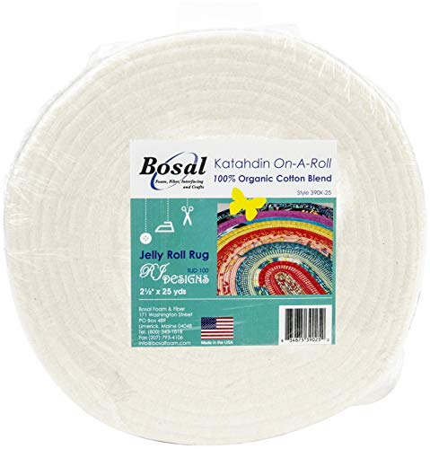 Bosal Katahdin On-A-Roll 100% Organic Cotton Batting-2.5"X25yd von Bosal