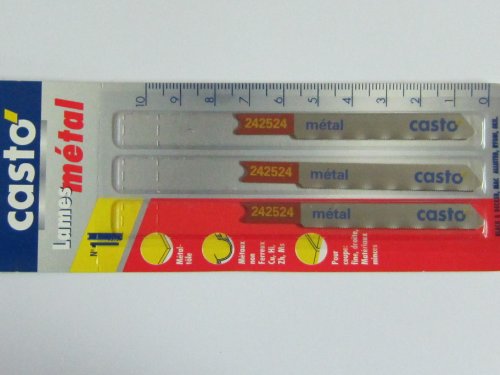 3 Stichsägeblätter No 1 U-Schaft für Metall von Bosch (Castorama)