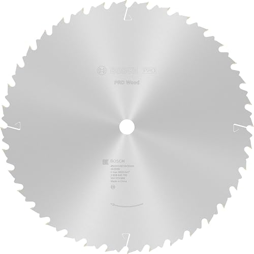 Bosch 1x PRO Wood Longlife Kreissägeblatt für Netz-Tischkreissägen (für Weichholz, Hartholz, Ø mm, Professional Zubehör Tischkreissäge) von Bosch