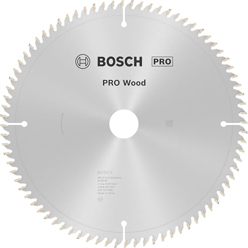 Bosch Accessories Bosch Professional 1x Kreissägeblatt Optiline Wood (Sägeblatt für Holz, Ø 254 x 30 x 2,5 mm, 80 Zähne, Zubehör Kreissäge) von Bosch Accessories