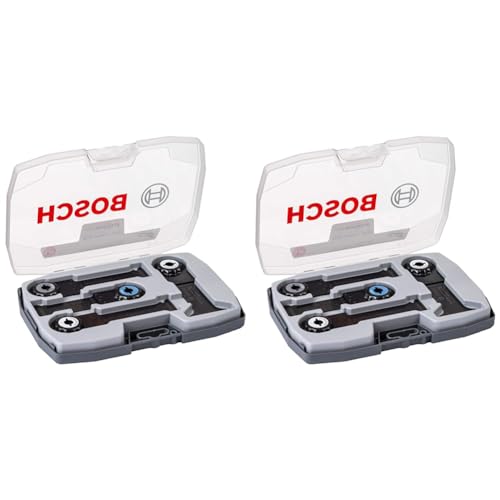 Bosch Professional 4 tlg. Tauchsägeblatt Starlock Max Best of Heavy Duty Set (für Holz & ungehärtetes Metall, Zubehör Multifunktionswerkzeug) (Packung mit 2) von Bosch Accessories