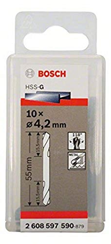 Bosch Accessories Professional Doppelendbohrer HSS-G geschliffen (10 Stück, Ø 4,2 mm) von Bosch Accessories
