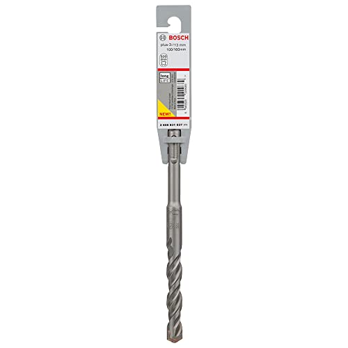 Bosch Professional Hammerbohrer SDS plus-3 (für Beton, 13 x 100 x 160 mm, Zubehör Bohrhammer) von Bosch Accessories