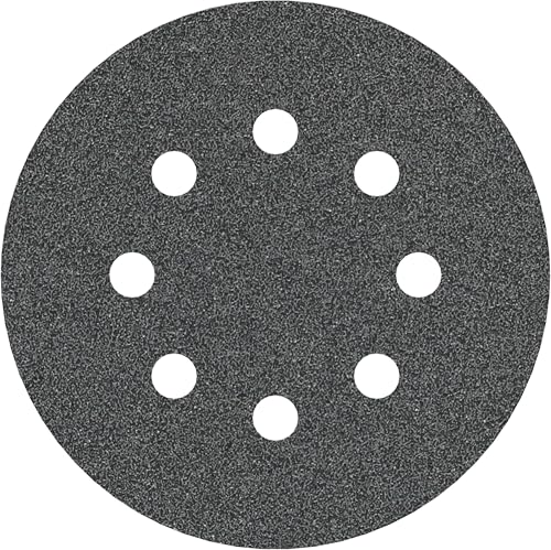 Bosch 5x PRO F355 Schleifscheibe (für Beton, Harter Stein, Ø mm, Körnung 80, Professional Zubehör Exzenterschleifer) von Bosch