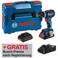 AKTION: BOSCH Professional GSB 18V-90 C Akku-Schlagbohrschrauber-Set 18,0 V, mit 2 Akkus mit Prämie nach Registrierung von Bosch Professional