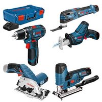 BOSCH Professional Elektrowerkzeug-Set 12,0 V, mit 3 Akkus von Bosch Professional