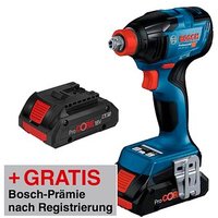 AKTION: BOSCH Professional GDX 18V-210 C Akku-Schlagschrauber-Set 18,0 V mit Prämie nach Registrierung von Bosch Professional