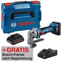 AKTION: BOSCH Professional GSC 18V-16 E Akku-Blechschere 18,0 V, mit 2 Akkus mit Prämie nach Registrierung von Bosch Professional