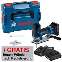 AKTION: BOSCH Professional GST 18V-155 SC Akku-Stichsäge Set 2x 18,0 V, mit 2 Akkus mit Prämie nach Registrierung von Bosch Professional