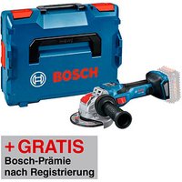 AKTION: BOSCH Professional GWS 18V-SC Bluetooth Low Energy Modul und X-Look Akku-Winkelschleifer 18,0 V, ohne Akku mit Prämie nach Registrierung von Bosch Professional