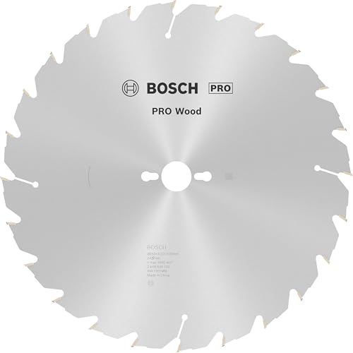 Bosch 1x PRO Wood Longlife Kreissägeblatt für Netz-Tischkreissägen (für Weichholz, Hartholz, Ø mm, Professional Zubehör Tischkreissäge) von Bosch