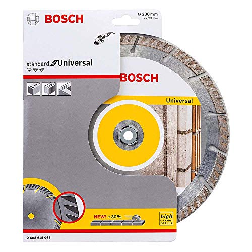 Bosch Accessories Professional Diamanttrennscheibe Standard for Universal (Beton und Mauerwerk, 230 x 22,23 mm, Zubehör Winkelschleifer) von Bosch Accessories