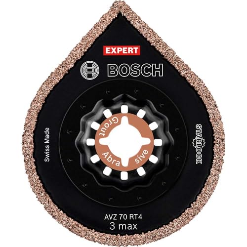 Bosch Professional Expert AVZ 70 RT4 Schleif- und Fugenmörtel, oszillierendes Multifunktionswerkzeug, 70 mm, 10 Stück Bosch Professional Expert AVZ 70 RT4 Schleif- und Fugenmörtel, oszillierendes Multifunktionswerkzeug, 70 mm, 10 Stück von Bosch Professional