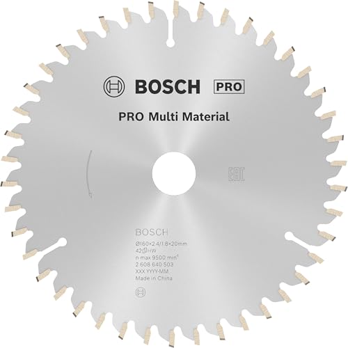 Bosch Accessories Bosch Professional 1x Kreissägeblatt Multi Material (für Multimaterial, Sägeblatt Ø 160 x 2,4 x 20 mm, 42 Zähne, Zubehör Kreissäge) von Bosch Accessories