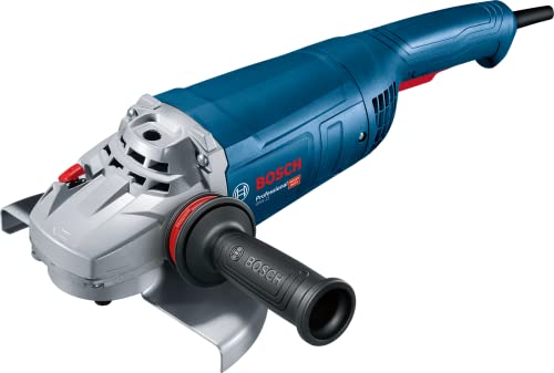 Bosch Professional Winkelschleifer GWS 22-230 P (2200 W, inkl. Antivibrations-Hilfsgriff, Rückenflansch, Kontermutter, Schutzschutz, Zweilochschlüssel, im Karton) von Bosch Professional