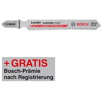 3 BOSCH EXPERT Laminate Clean T128BHM Stichsägeblätter von Bosch