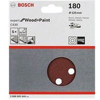 5 BOSCH C430 Expert for Wood and Paint Schleifblätter 180 von Bosch