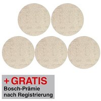 AKTION: 5 BOSCH M480 Schleifnetz-Scheiben 80 mit Prämie nach Registrierung von Bosch