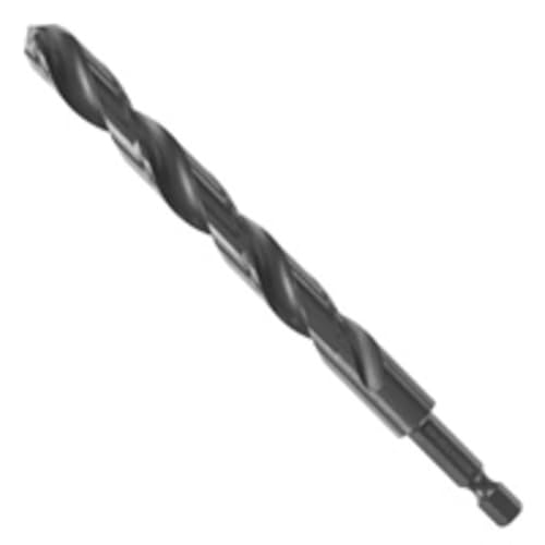 BOSCH BL4155IM Schlagfeste Schwarzoxidbohrer, 7/16 Zoll, 6 Stück von Bosch