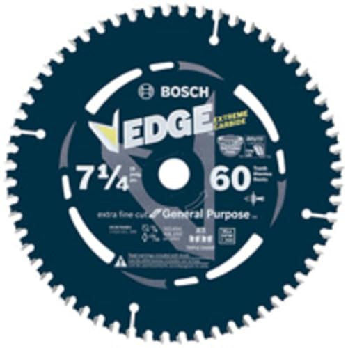 BOSCH DCB760B5-5 Stück Kreissägeblätter mit 60 Zähnen für extra feines Finish (Bulk) von Bosch