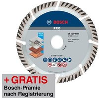 AKTION: BOSCH Diamant-Trennscheibe PRO Multi Material mit Prämie nach Registrierung von Bosch