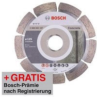 AKTION: BOSCH Diamant-Trennscheibe Standard for Concrete mit Prämie nach Registrierung von Bosch