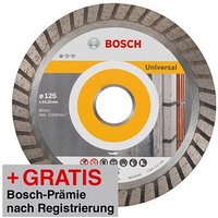 AKTION: BOSCH Diamant-Trennscheibe Standard for Universal Turbo mit Prämie nach Registrierung AKTION: BOSCH Diamant-Trennscheibe Standard for Universal Turbo mit Prämie nach Registrierung von Bosch