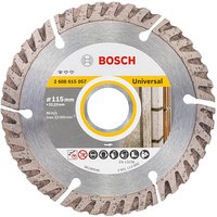 BOSCH Diamant-Trennscheibe Standard for Universal für Armierungseisen, Armierter Beton, Beton, Bitumen, Fliesen, Marmor, Stahlblech BOSCH Diamant-Trennscheibe Standard for Universal für Armierungseisen, Armierter Beton, Beton, Bitumen, Fliesen, Marmor, Stahlblech von Bosch