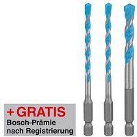 AKTION: BOSCH EXPERT HEX-9 MultiConstruction Mehrzweckbohrer-Set, 3-teilig mit Prämie nach Registrierung von Bosch