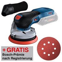 AKTION: BOSCH Professional GEX 18V-125 Akku-Exzenterschleifer 18,0 V, ohne Akku mit Prämie nach Registrierung AKTION: BOSCH Professional GEX 18V-125 Akku-Exzenterschleifer 18,0 V, ohne Akku mit Prämie nach Registrierung von Bosch Professional