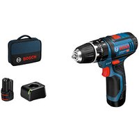 BOSCH Professional GSB 12V-15 Akku-Schlagbohrschrauber-Set 12,0 V, mit 2 Akkus von Bosch Professional