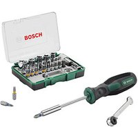 BOSCH Mini-Ratsche + Handschraubendreher Bit-Set von Bosch