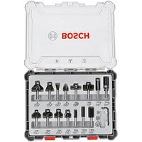 BOSCH Mixed Set Fräser-Set 15-teilig von Bosch