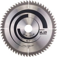 AKTION: BOSCH Multi Material Kreissägeblatt 216,0 mm, 60 Zähne mit Prämie nach Registrierung von Bosch