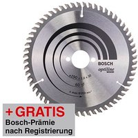 BOSCH Optiline Wood Kreissägeblatt 190,0 mm, 60 Zähne von Bosch