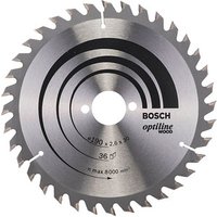 AKTION: BOSCH Optiline Wood Kreissägeblatt 190,0 mm, 36 Zähne mit Prämie nach Registrierung von Bosch
