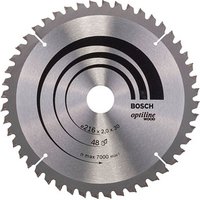 BOSCH Optiline Wood Kreissägeblatt 216,0 mm, 48 Zähne von Bosch