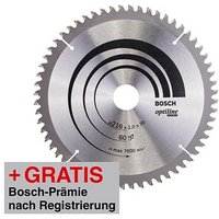 BOSCH Optiline Wood Kreissägeblatt 216,0 mm, 60 Zähne von Bosch