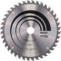 BOSCH Optiline Wood Kreissägeblatt 254,0 mm, 40 Zähne von Bosch