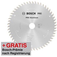 AKTION: BOSCH PRO Aluminium Kreissägeblatt 165,0 mm, 54 Zähne mit Prämie nach Registrierung von Bosch