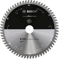 AKTION: BOSCH Standard for Aluminium Kreissägeblatt 216,0 mm, 64 Zähne mit Prämie nach Registrierung AKTION: BOSCH Standard for Aluminium Kreissägeblatt 216,0 mm, 64 Zähne mit Prämie nach Registrierung von Bosch