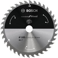 AKTION: BOSCH Standard for Wood Kreissägeblatt 165,0 mm, 36 Zähne mit Prämie nach Registrierung von Bosch