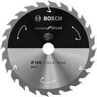 BOSCH Standard for Wood Kreissägeblatt 165,0 mm, 24 Zähne von Bosch