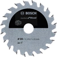 AKTION: BOSCH Standard for Wood Kreissägeblatt 85,0 mm, 20 Zähne mit Prämie nach Registrierung AKTION: BOSCH Standard for Wood Kreissägeblatt 85,0 mm, 20 Zähne mit Prämie nach Registrierung von Bosch