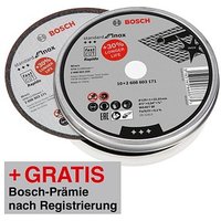 AKTION: 10 BOSCH Trennscheiben Standard for Inox mit Prämie nach Registrierung von Bosch
