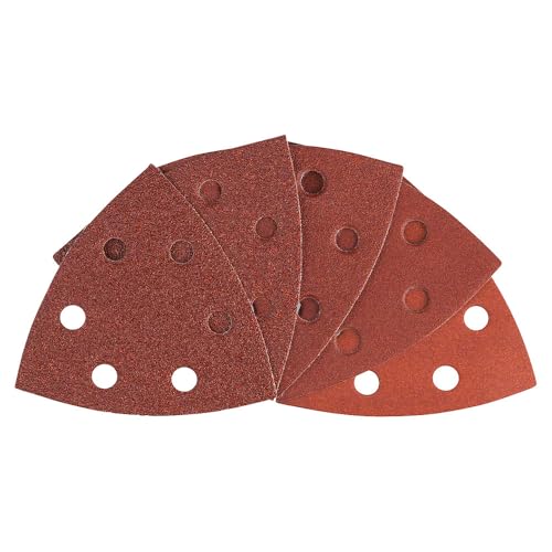 Bosch 10x PRO F460 Schleifblatt für Multifunktionswerkzeuge (für Farbe auf Holz, Ø 93x93 mm, Körnung 60, 80, 120, 180, 240, Professional Zubehör Multifunktionswerkzeug, Deltaschleifer) von Bosch