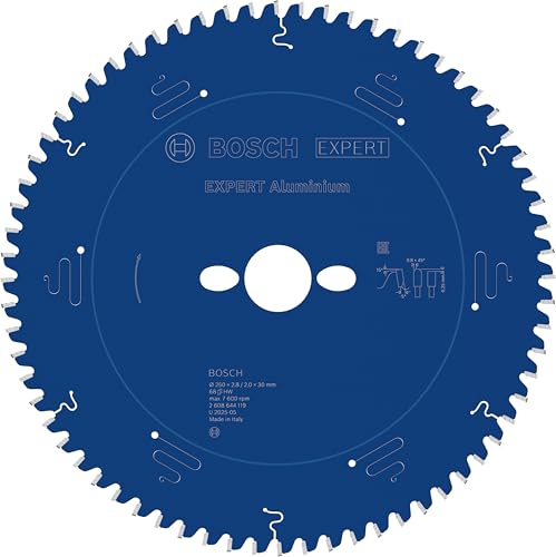 Bosch 1x EXPERT Aluminium Kreissägeblatt für Tischkreissägen (für Aluminium, Ø mm, Professional Zubehör kabelgebundene Tischkreissäge) von Bosch