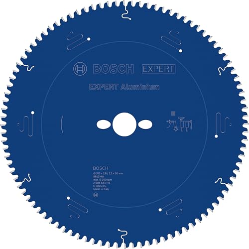 Bosch 1x EXPERT Aluminium Kreissägeblatt für kabelgebundene Kapp‑ und Gehrungssägen (für Aluminium, Ø mm, Professional Zubehör kabelgebundene Kapp- und Gehrungssäge) von Bosch